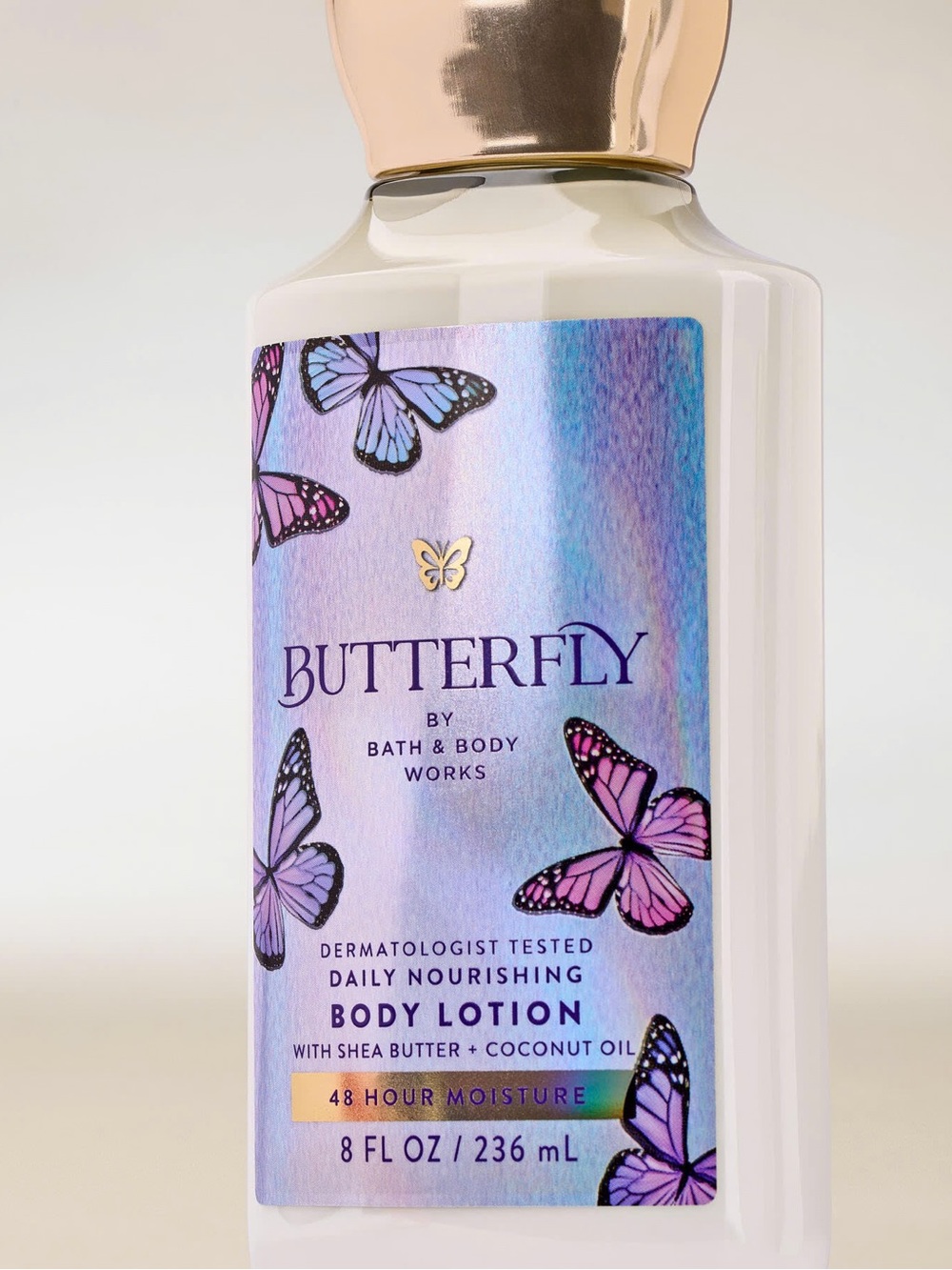 Bath & Body Works Butterfly Daily Nourishing Body Lotion - Purple, Gold